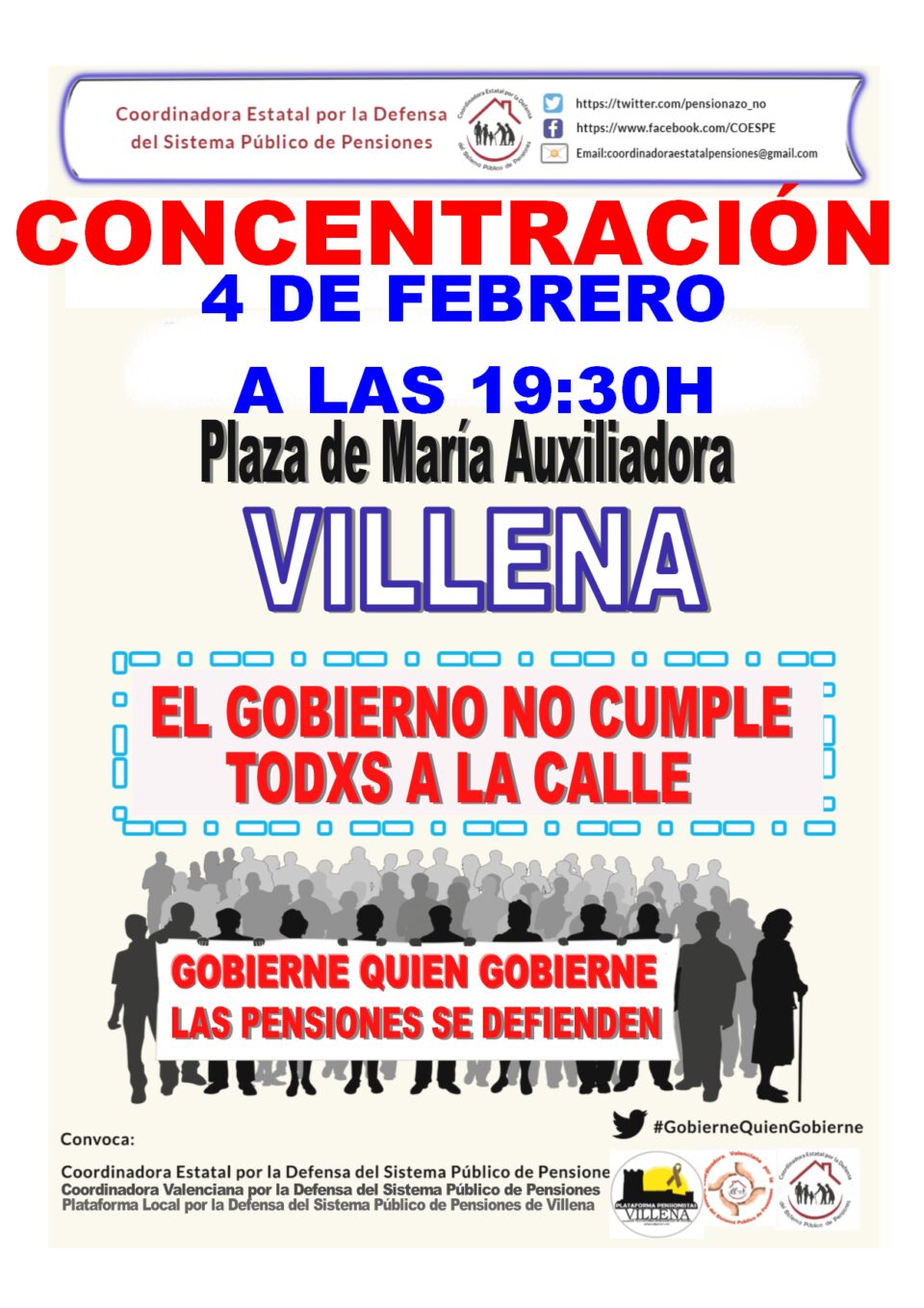 Plataforma Pensionistas: 4 de febrero: Chocolate