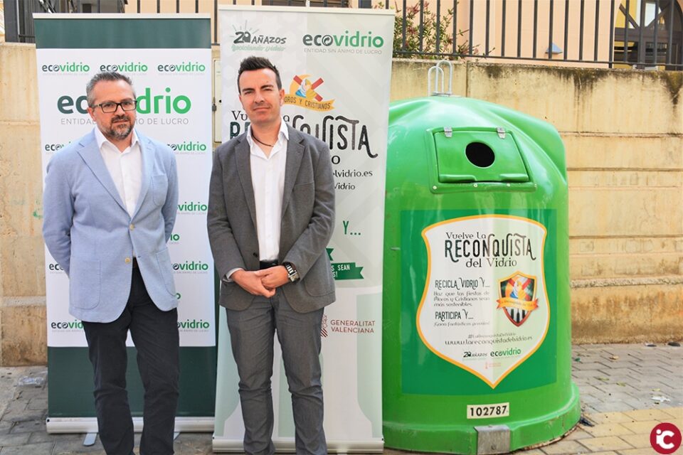 Elda fue la ciudad que más vidrio recicló durante la celebración de los Moros y Cristianos