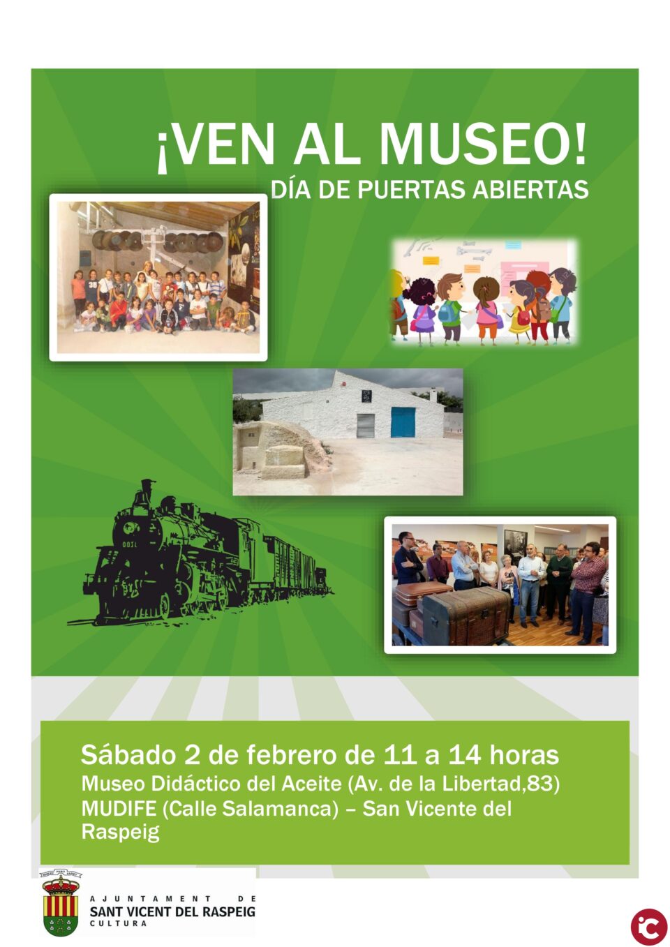 Cultura programa el 2 de febrero una jornada de puertas abiertas de los dos museos de San Vicente
