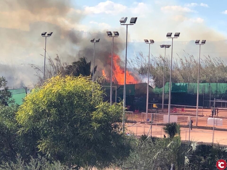 Los bomberos del SPEIS y del Consorcio Provincial de Alicante extinguen un incendio con apoyo de medios aéreos y las brigadas Forestales que afecta a cuatro hectáreas de pinar