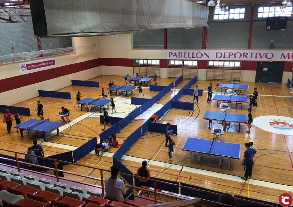 Aspe vuelve a albergar una gran competición de tenis de mesa en su parquet