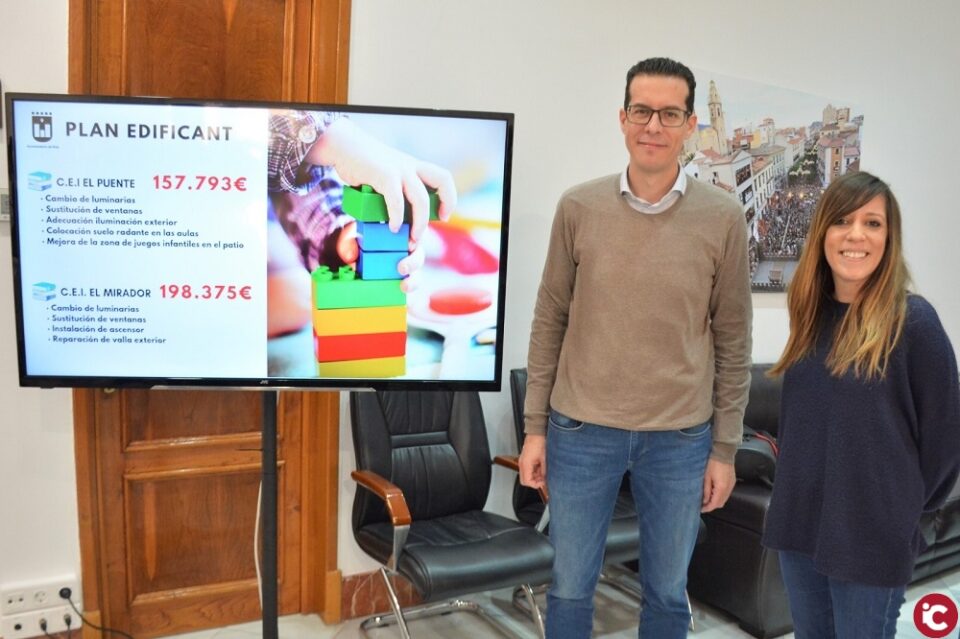El Plan Edificant se ha aprobado para las Escuelas Infantiles El Puente y El Mirador