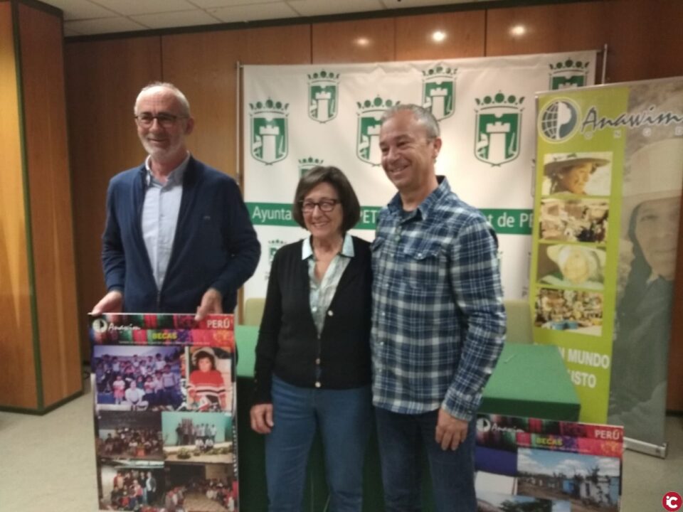 El ayuntamiento de Petrer colabora con la Asociación Anawim para el proyecto de Becas de estdio para jóvenes indígenas e inseción de la mujer en Perú