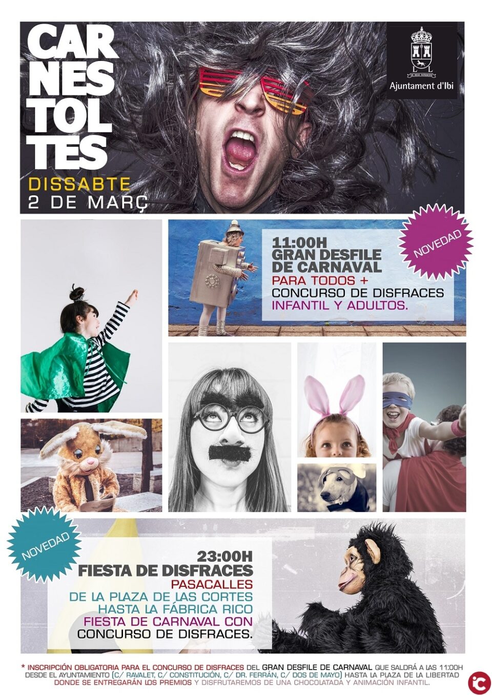 Ibi une en un único desfile el carnaval infantil y el adulto