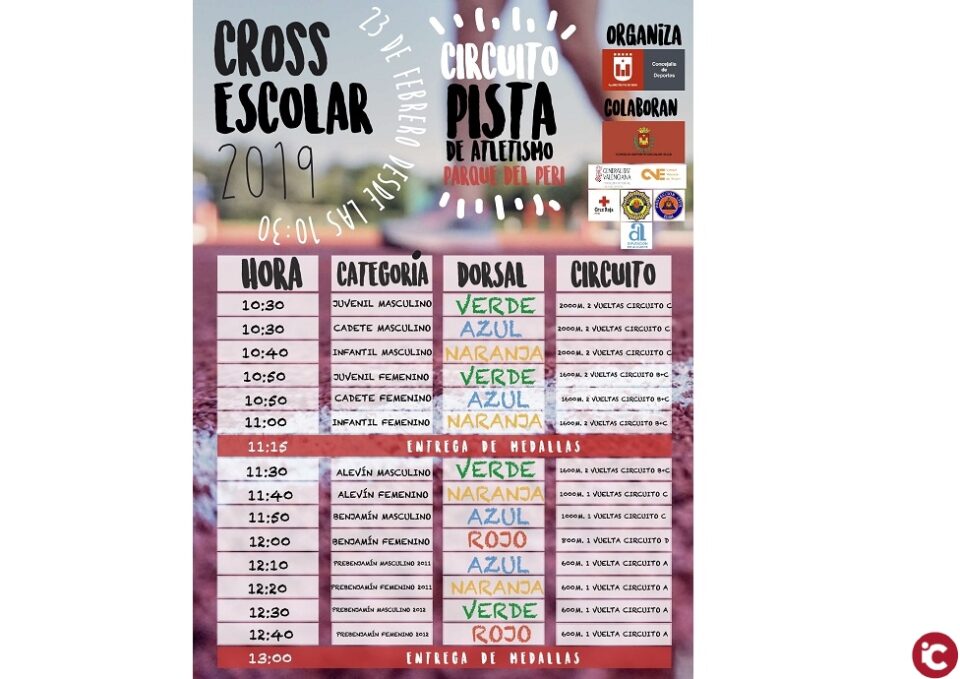 Cerca de 750 niños y niñas de Elda participarán el sábado en el Cross Escolar