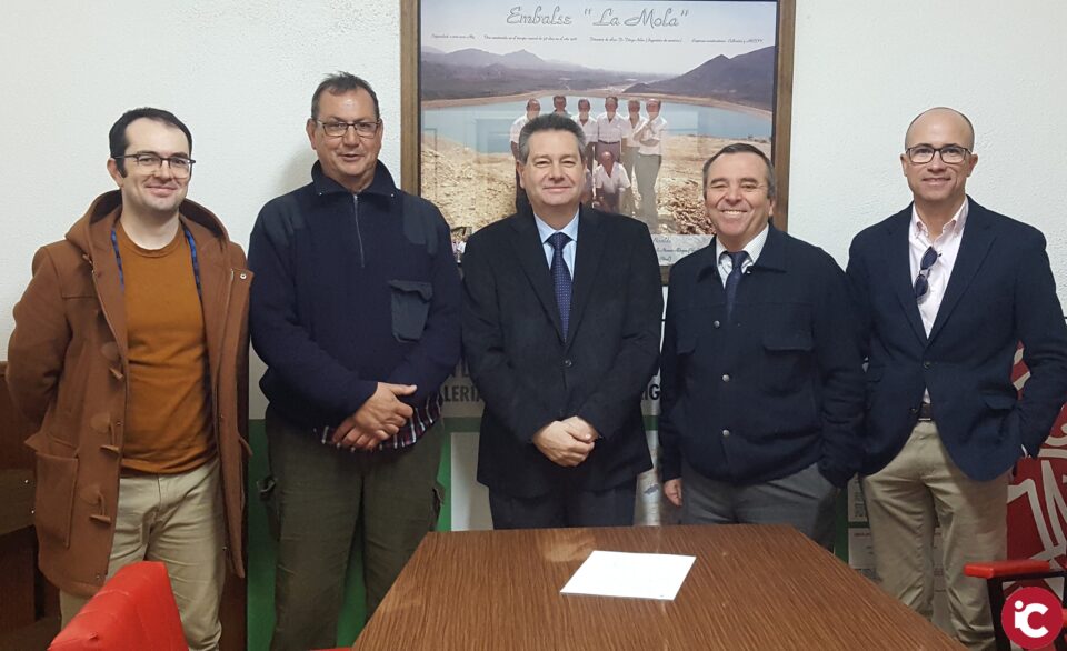 La Diputación de Alicante invierte 416.500 euros en la construcción de un depósito regulador de agua en Algueña