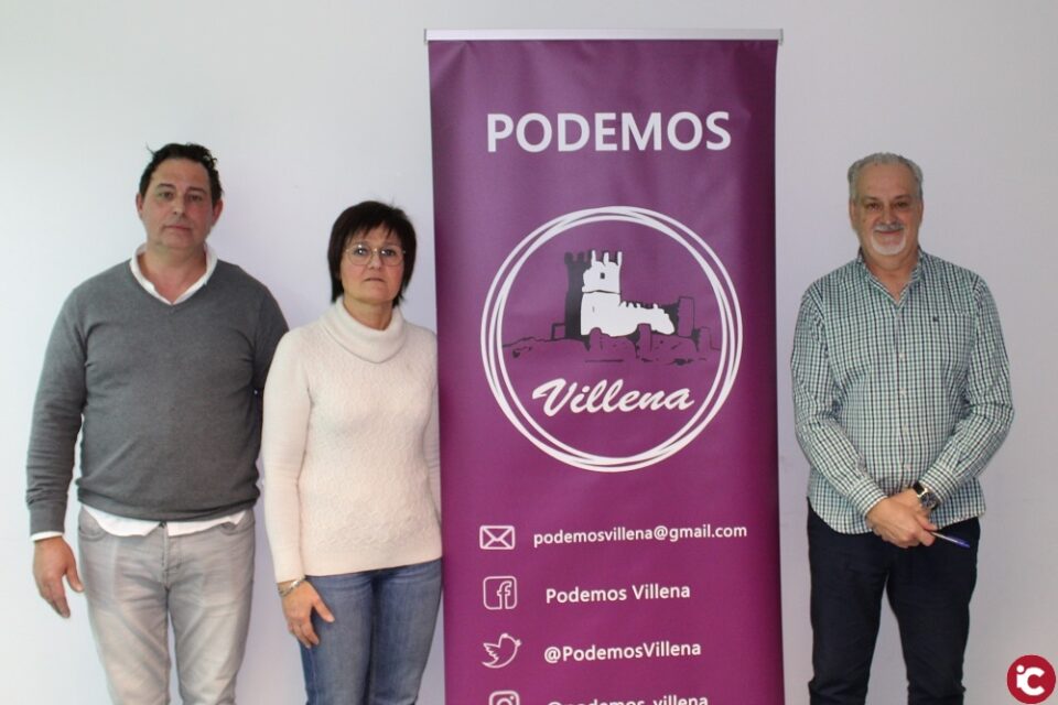 Presentación del equipo de personas que encabezarán la lista de PODEMOS a las elecciones municipales de Villena
