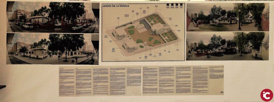 Idelsa expone al público el resultado gráfico del Plan Director del Jardín de la Música