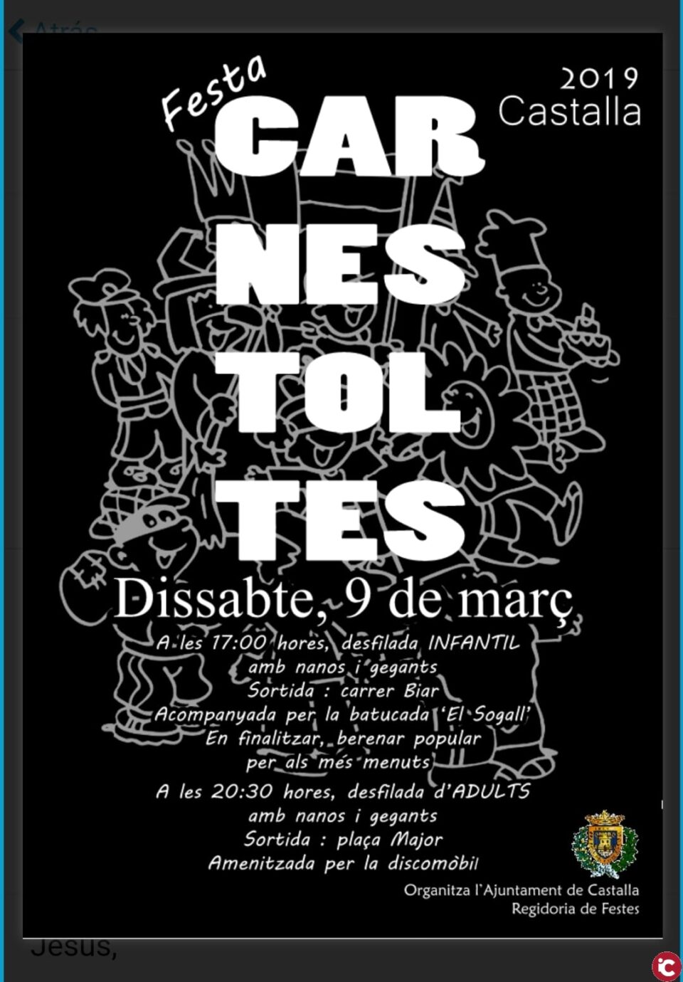 Desfilada de Carnestoltes