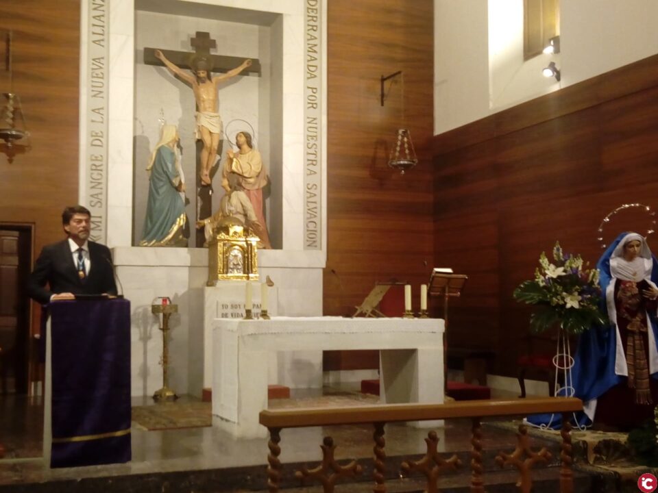 El alcalde participa como pregonero en la Hermandad Virgen de la Alegría