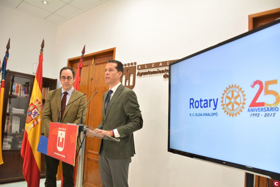 El Rotary Club Elda otorga el I Premio Emilio Castelar al economista eldense Manuel Arellano