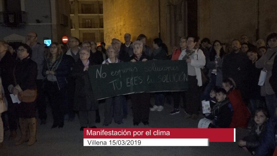 Villena se une a las movilizaciones contra el cambio climático