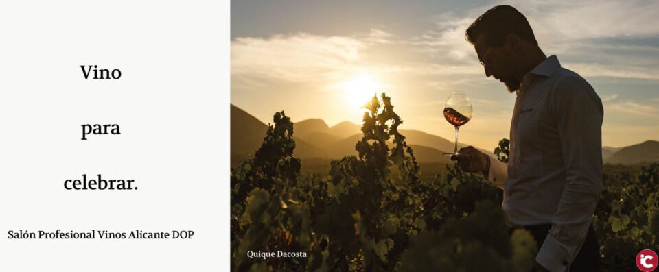 Quique Dacosta y Mikel López Iturriaga en el Salón Profesional Vinos Alicante DOP