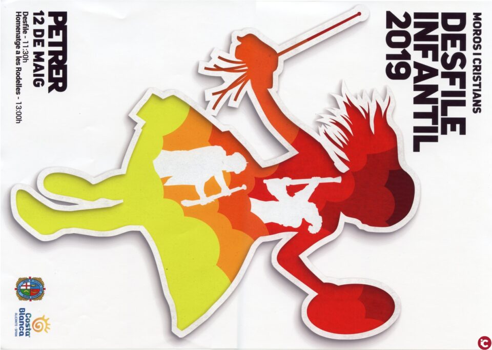 Innovador cartel del desfile infantil 2019