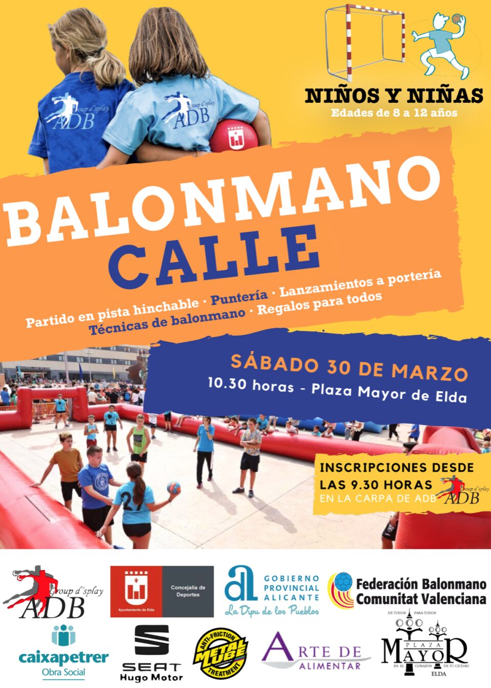 El balonmano saldrá a la calle en Elda