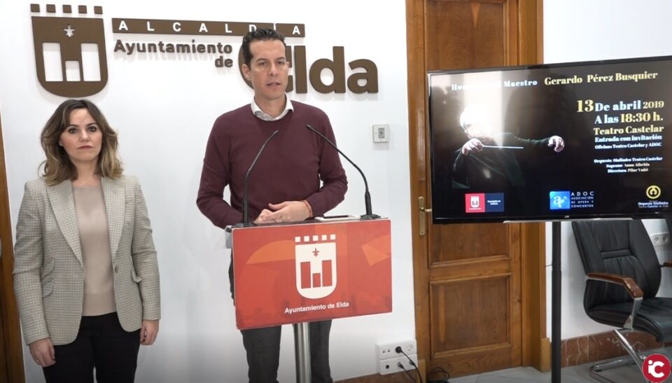 El músico eldense Gerardo Pérez Busquier recibirá un homenaje en el Teatro Castelar