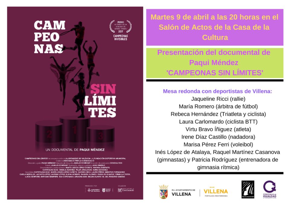 Campeonas sin límites en la Casa de Cultura