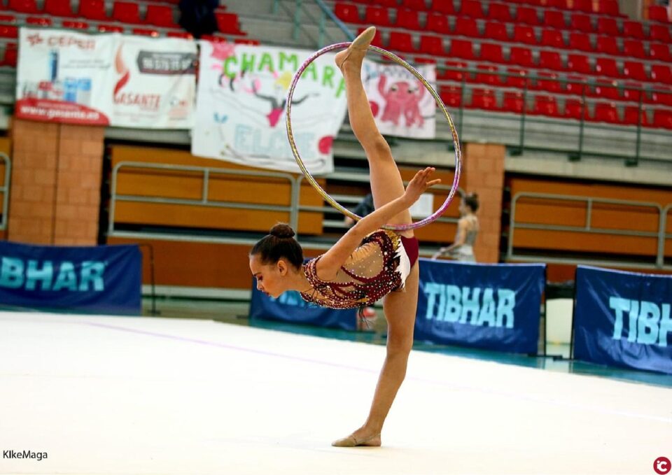 Marta Alacid disputa el campeonato de España de Gimnasia Rítmica