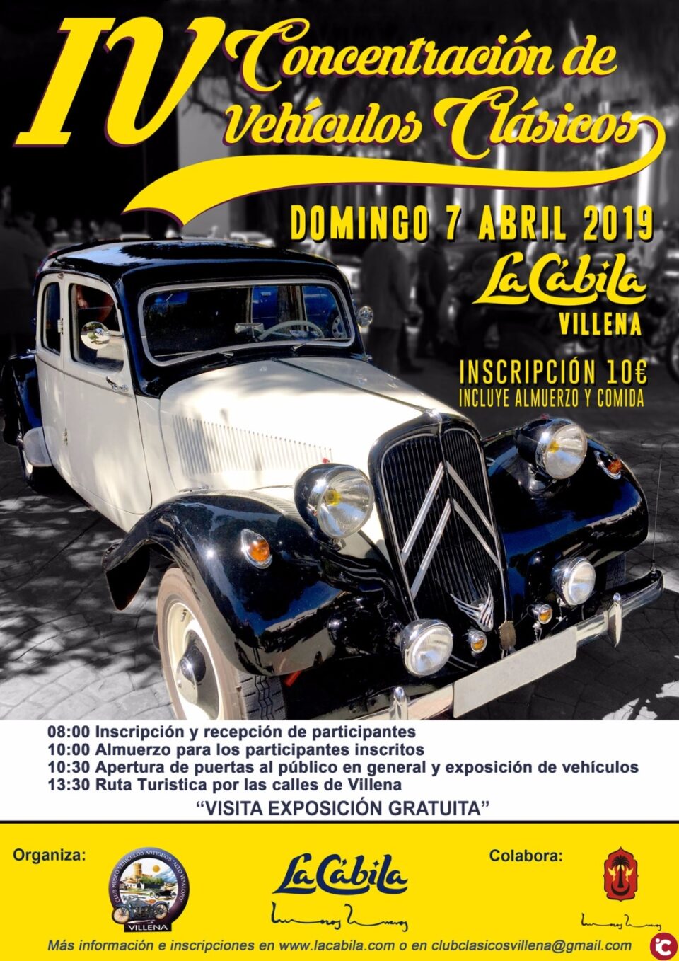 IV Concentración de Vehículos Clásicos en LA CABILA de Villena