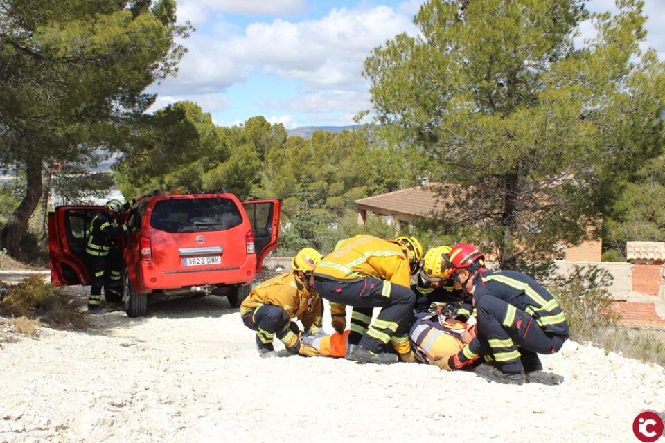 Ibi lleva a cabo el simulacro de prevención de incendios forestales con éxito