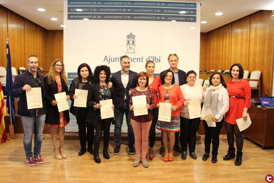 El Ayuntamiento de Ibi entrega los diplomas de la Escuela- Taller Et Formem