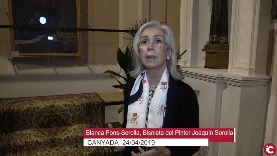 Visita de la bisnieta del pintor Sorolla