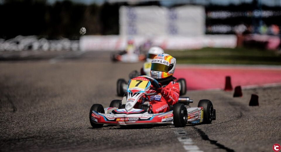El eldense Sandro Pérez sigue segundo en el Campeonato de España de karting