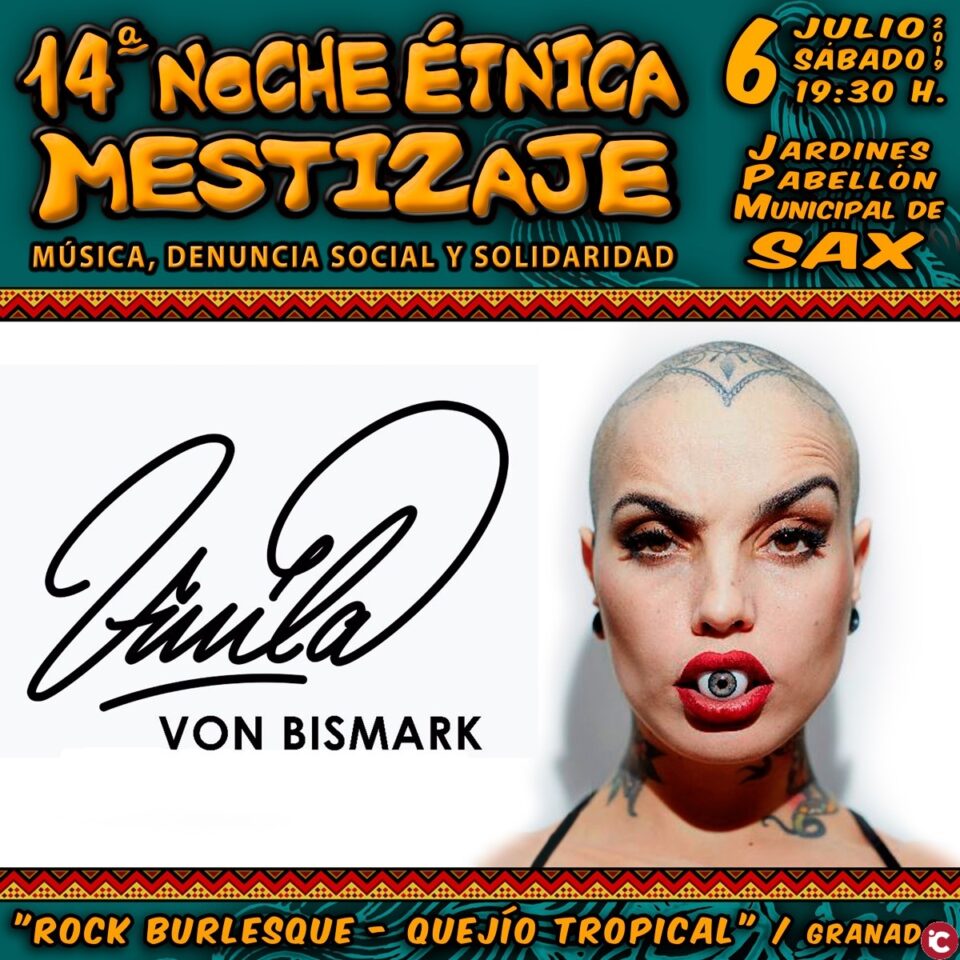 Artistas del 14a Noche Étnica Mestizaje