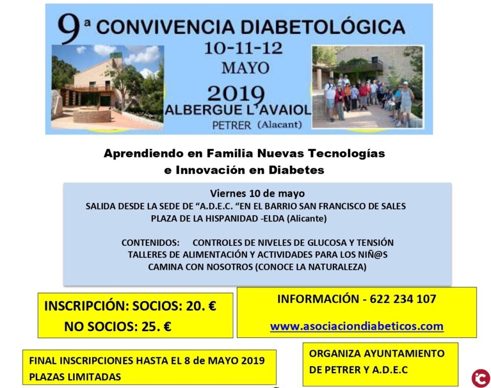 Un año más se celebra la convivencia diabetológica en el paraje de LAvaiol