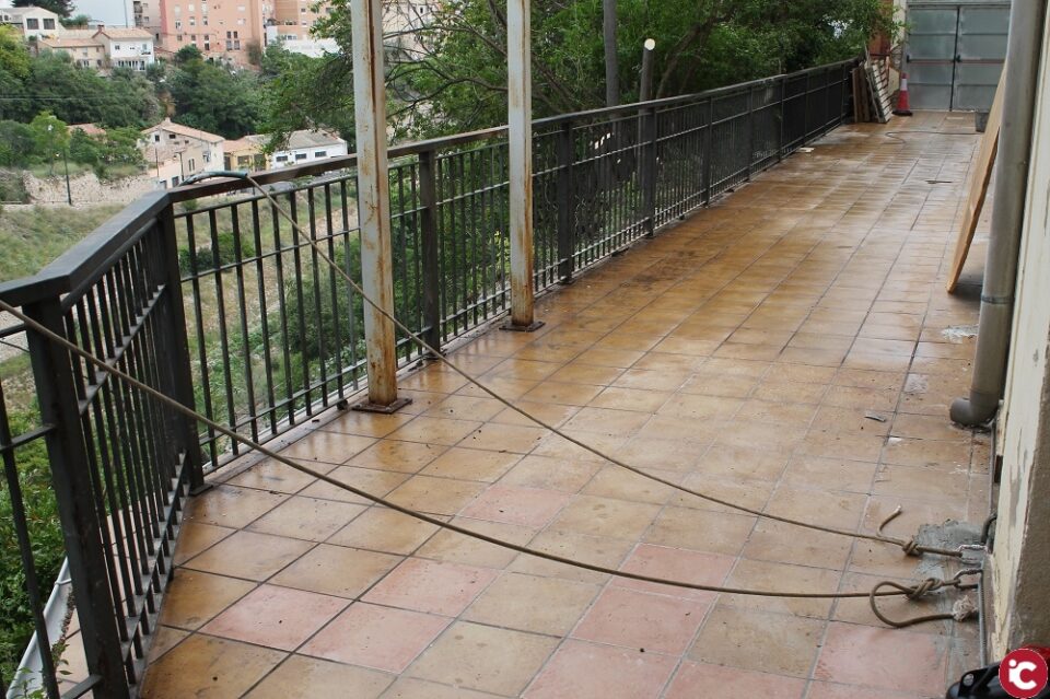 En marxa les obres de la segona fase de consolidació del talús del riu Barxell