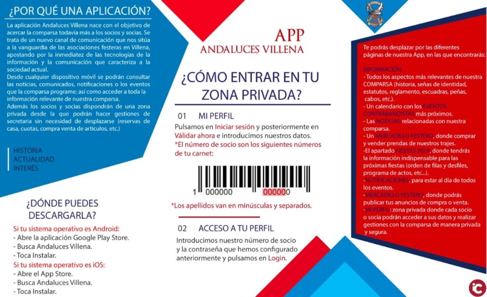La Comparsa de Andaluces presenta su aplicación móvil