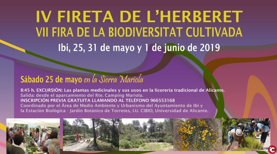 La UA organiza la IV Fireta de l'Herberet i la VII Fira de la Biodiversitat Cultivada del País Valencià