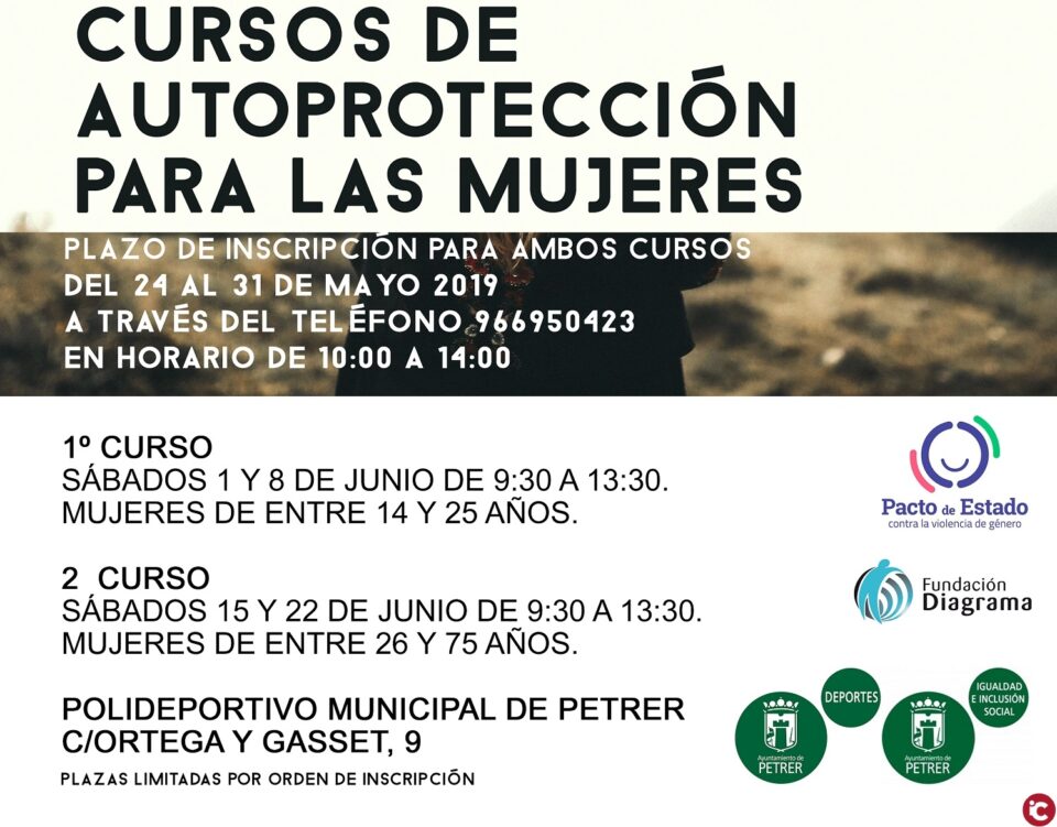 Curso de Autoprotección para mujeres en Petrer