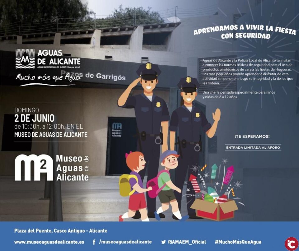 La Policía Local de Alicante enseña a más de 600 escolares a vivir la fiesta con seguridad