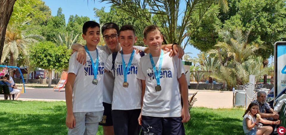 Tres Podiums y dos mínimas autonómicas para el Club Natación Villena en el XX Trofeo de Natación Diputación de Alicante