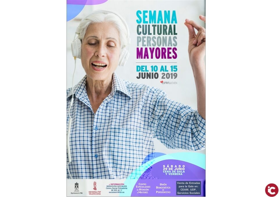 Semana Cultural de las Personas Mayores del 10 al 29 de junio en Ibi
