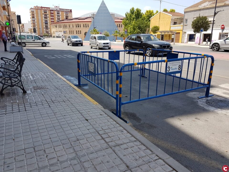 Reparación inminente del hundimiento de Avenida Constitución
