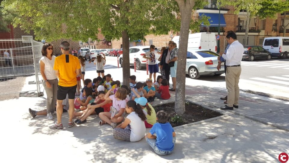 Nous jocs interactius de la plaça Santa Rafael Maria