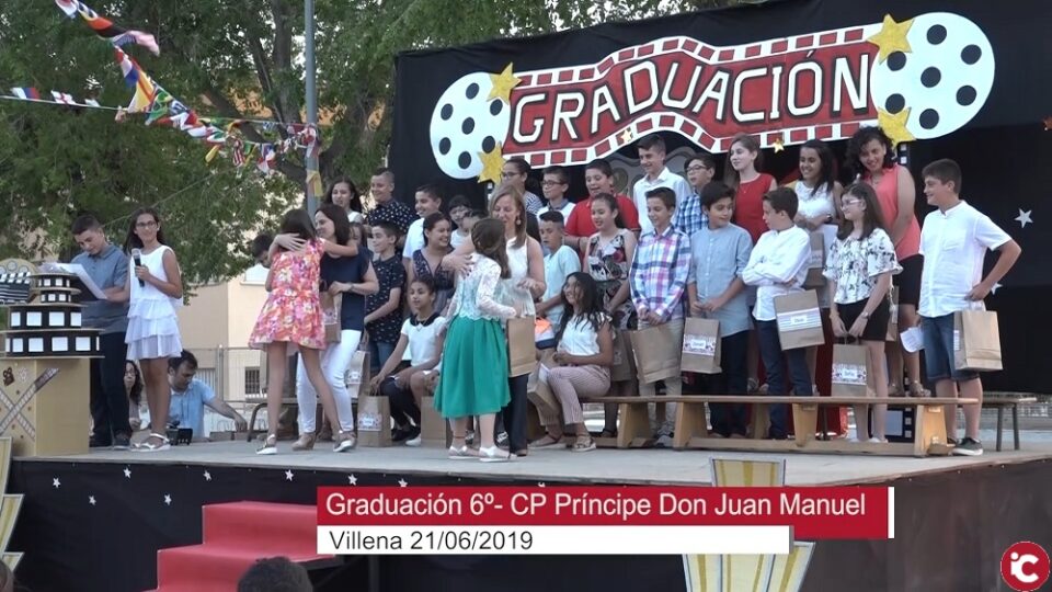 Graduación de 6º de primaria del CP Príncipe Don Juan Manuel