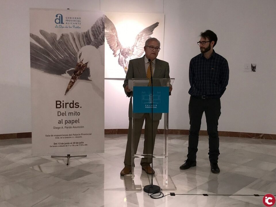 El villenense Diego Alberto Pardo Asunción expone Birds en el Palacio Provincial