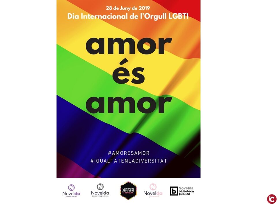 Novelda se suma a la celebración del Día del Orgullo LGTBI