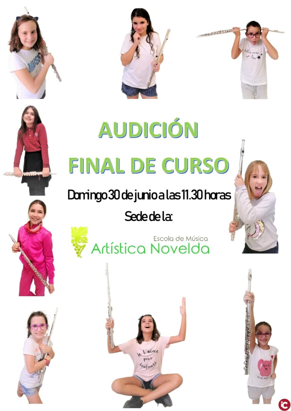 Audiciones finales en la Escuela de Música La Artística de Novelda
