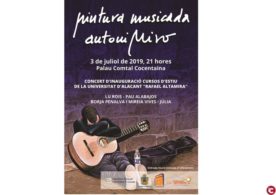 La Sede Universitaria de Cocentaina acoge la inauguración institucional de los Cursos de Verano Rafael Altamira de la UA