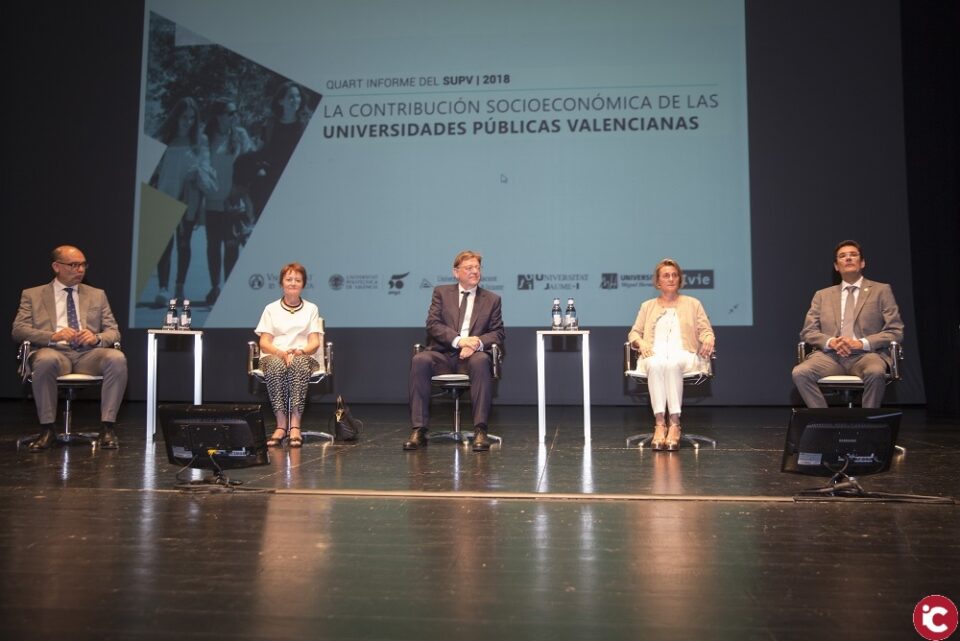 Les universitats públiques valencianes generen l'1