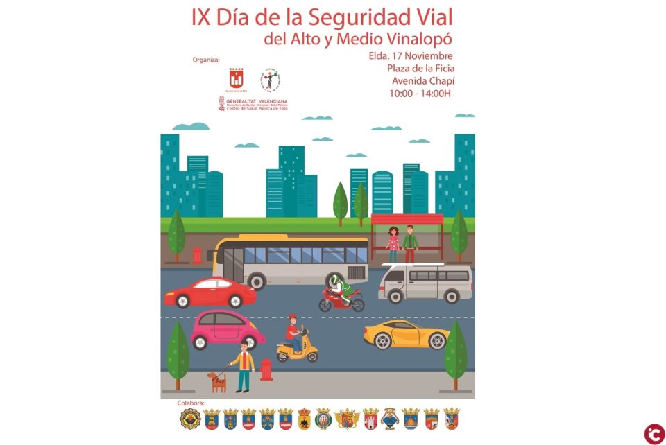 Elda acoge este domingo el IX Día de la Seguridad Vial con talleres educativos