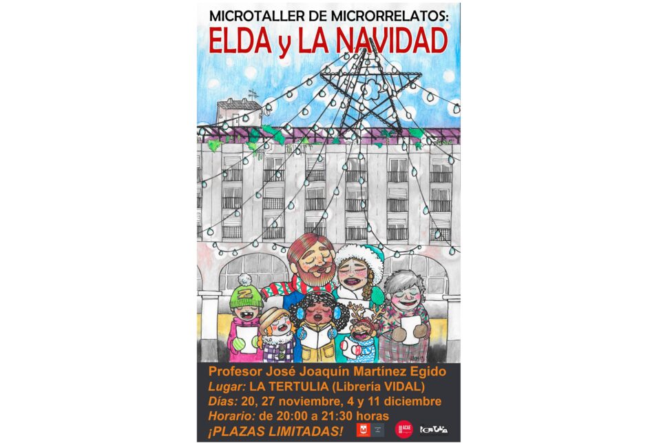 El plazo de inscripción para el Microtaller de microrrelatos: Elda y la Navidad comienza este viernes 15
