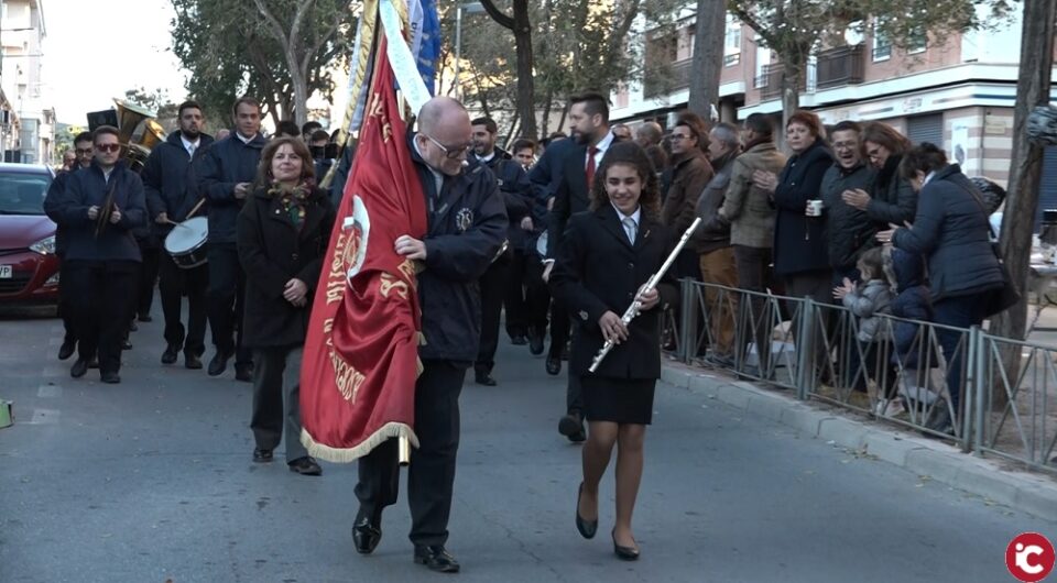 Recogida de los educandos de la Asociación Músico Cultural Santa Cecilia de Elda
