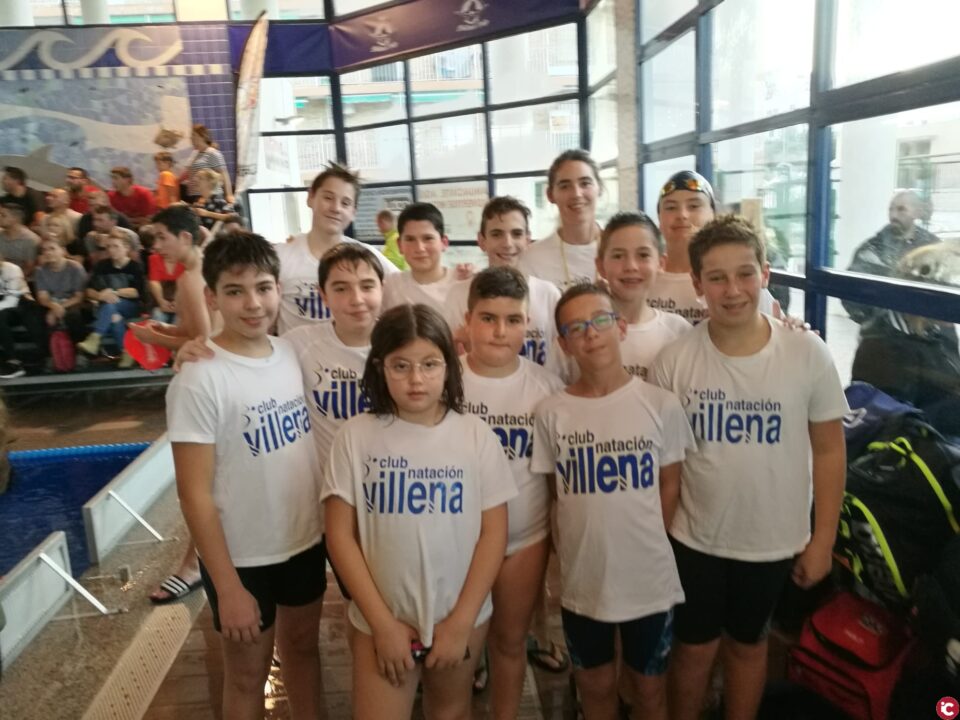 Natación Villena: Sergio Martínez y Javier Marí destacados en la primera jornada de la liga Promesas de natación