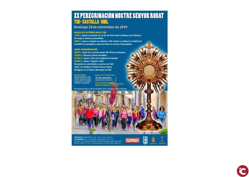 Onil es prepara per a la celebració del Nostre Senyor Robat