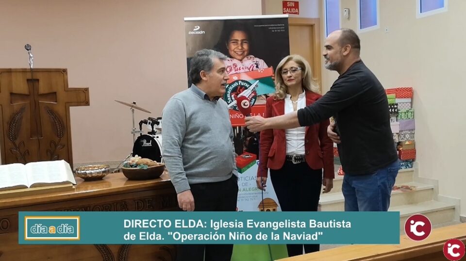 La Iglesia Evangélica de Elda participa en la campaña "Operación niño de la Navidad"